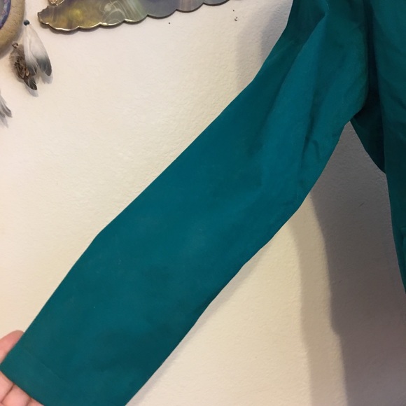 Linea by Louis Del’ Olio turquoise jacket NWOT XL - Picture 4 of 8